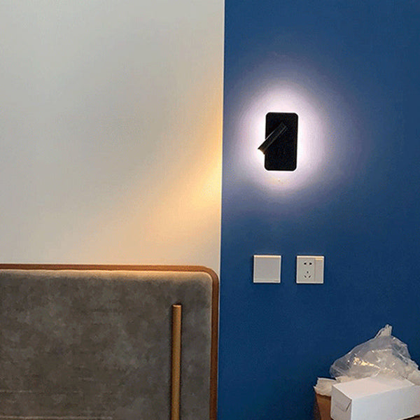 Minimalismo moderno Pronzo della parete domestica con ombra acrilica per camera da letto