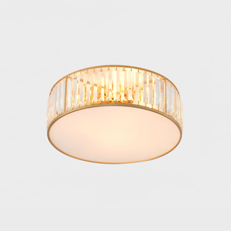 Modern Home Decor 5 Head E27 Flush Crystal Ceiling Lights for Sitting Room