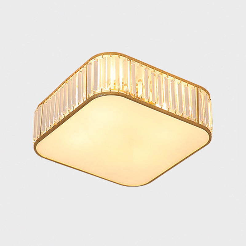 Modern Home Decor 5 Head E27 Flush Crystal Ceiling Lights for Sitting Room