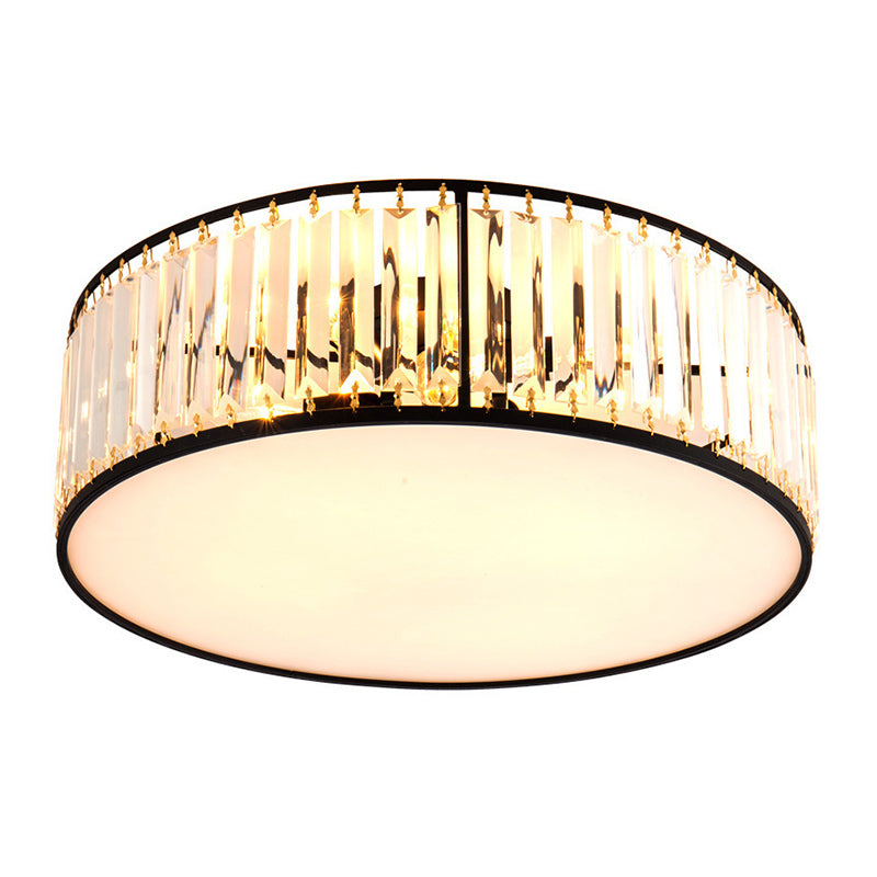 Modern Home Decor 5 Head E27 Flush Crystal Ceiling Lights for Sitting Room