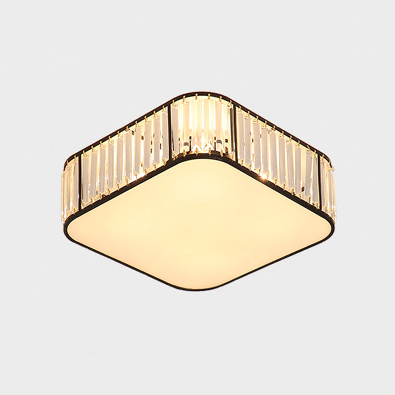 Modern Home Decor 5 Head E27 Flush Crystal Ceiling Lights for Sitting Room