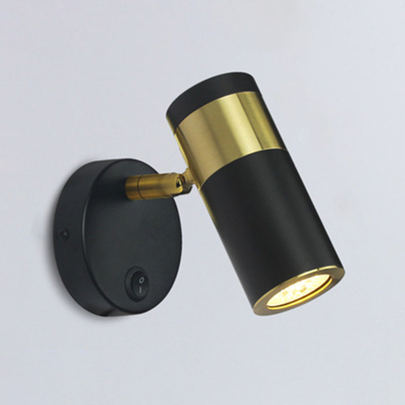 Luz de apliques de pared de simplicidad moderna con tono acrílico transparente para dormitorio