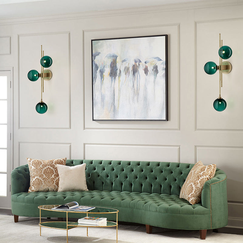 29,5 "Lampada da parete ad alta semplicità da parete 3 teste Luci di applique per foyer camera da letto