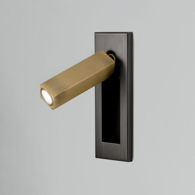 Semplicità contemporanea luce regolabile a parete luce con ombra acrilica per camera da letto