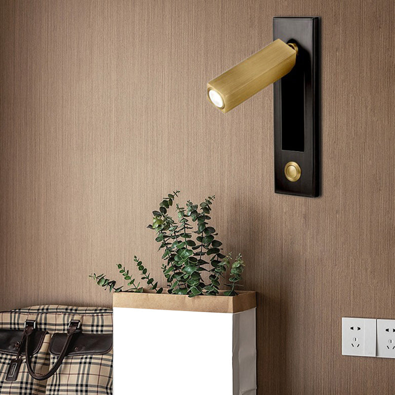 Semplicità contemporanea luce regolabile a parete luce con ombra acrilica per camera da letto