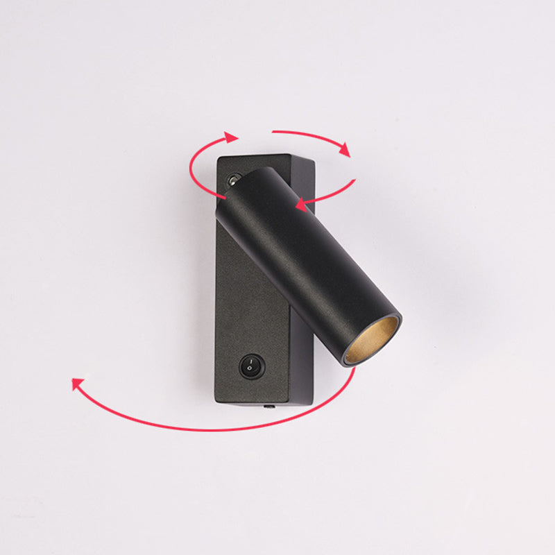 Modern Style Adjustable Wall Sconce Light with Acrylic Shade for Bedroom