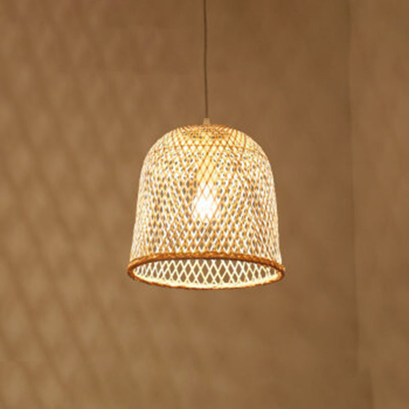 Chinesische Anhänger Beleuchtungskörper Rattan Hanges Licht mit hängenden Kabel für das Restaurant