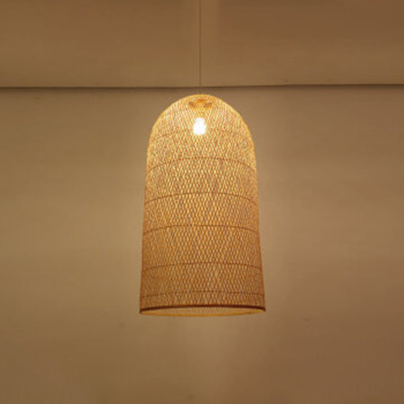 Chinesische Anhänger Beleuchtungskörper Rattan Hanges Licht mit hängenden Kabel für das Restaurant