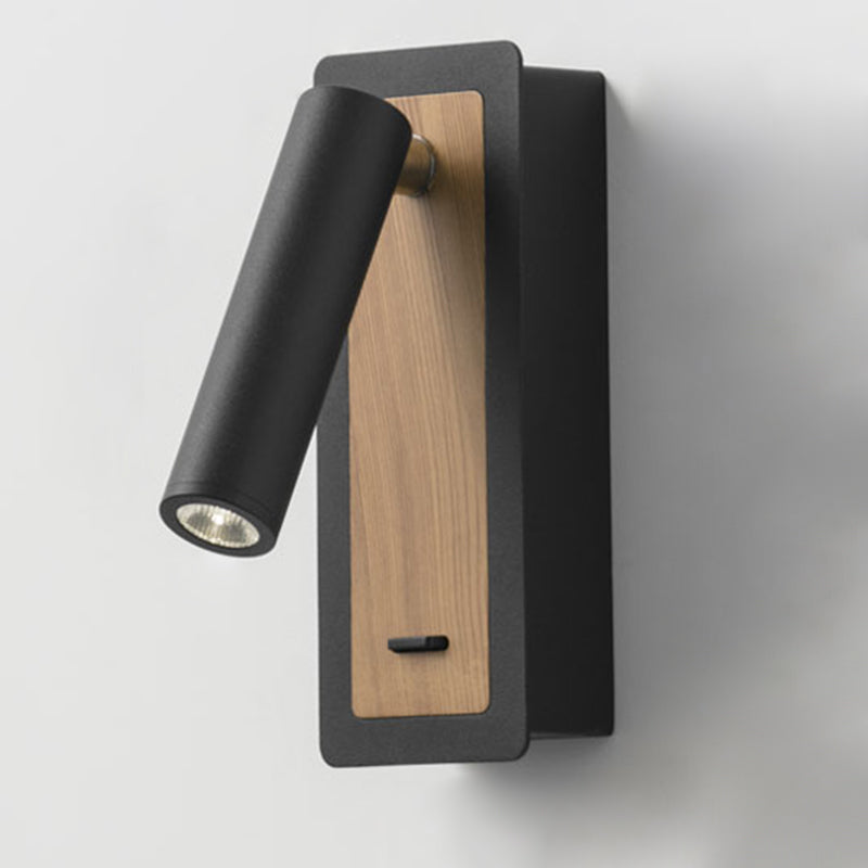 Estilo moderno Simple Black & White All Sponce Light con sombra acrílica para el dormitorio