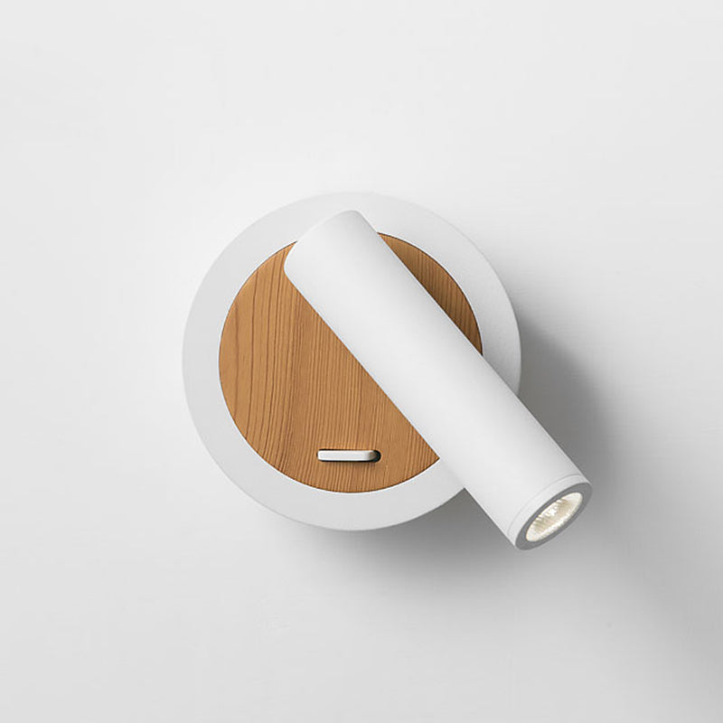 Estilo moderno Simple Black & White All Sponce Light con sombra acrílica para el dormitorio