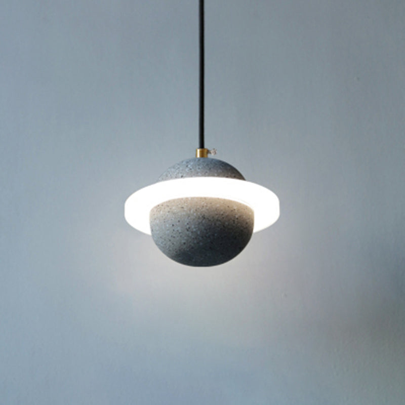 Planet Shape Chandelier Light Nordic Modern Style LED Hanging Light Fixture For Living Room