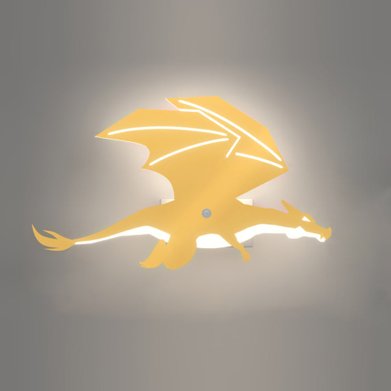 Dinosaurusvorm IJzeren Wall SCONCE LICHT Licht Simple Moderne stijl LED BUITEN WANDEL MOUT LIMMUTER