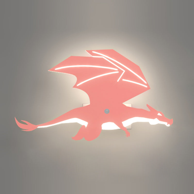 Dinosaurusvorm IJzeren Wall SCONCE LICHT Licht Simple Moderne stijl LED BUITEN WANDEL MOUT LIMMUTER