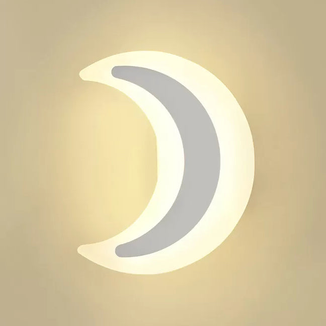 Platte gang trap muur sconce acryl mooi modern led muur licht in wit