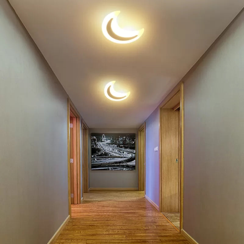 Platte gang trap muur sconce acryl mooi modern led muur licht in wit