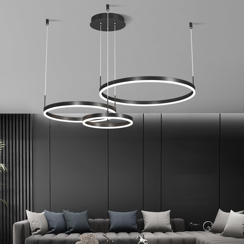 Luz de lujo Luz de lámpara LED de estilo moderno simple para el comedor