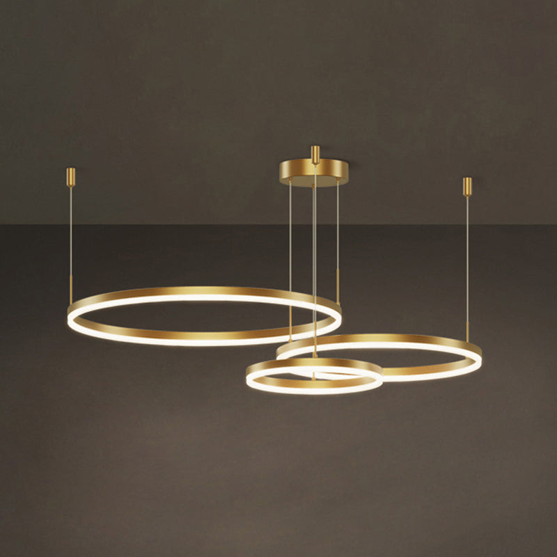 Luz de lujo Luz de lámpara LED de estilo moderno simple para el comedor