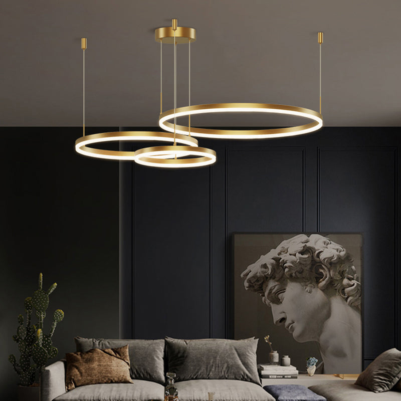 Luz de lujo Luz de lámpara LED de estilo moderno simple para el comedor