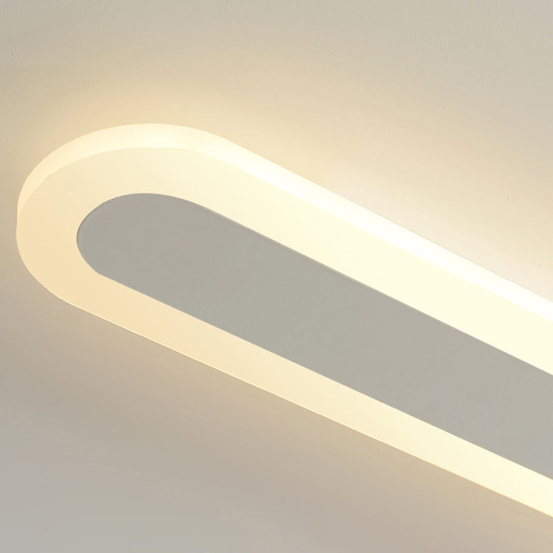 Luces de pared de sombra lineal de metal Modern Simple Simple 1 Head Wall Mount Adcesión