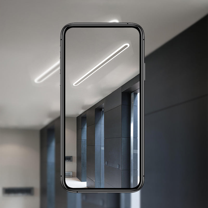 Luces de pared de sombra lineal de metal Modern Simple Simple 1 Head Wall Mount Adcesión