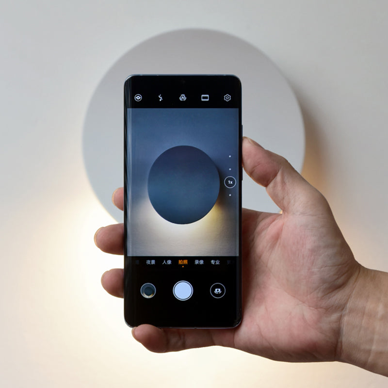 Moderno de moda simple estilo geométrico mate de pared de metal 1 apliques de luz