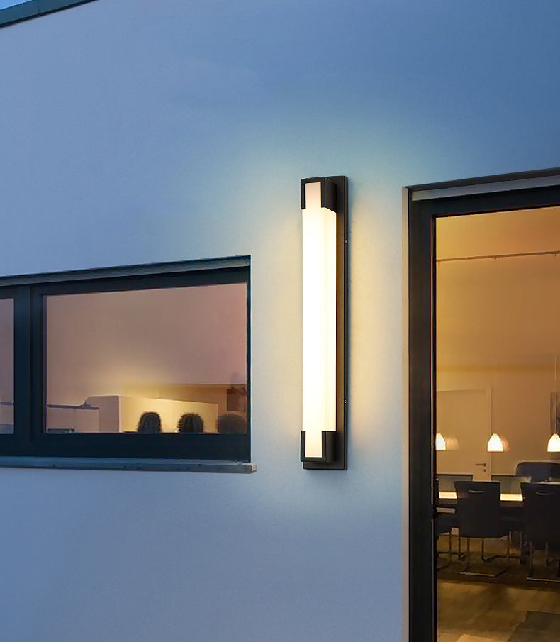 Lampada da montaggio a parete rettangolare per il balcone per balcone per balcone.