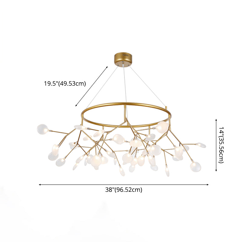 Modern Dining Room Lighting Orbicular Pendant Lighting Fixtures Metal Orb Chandelier