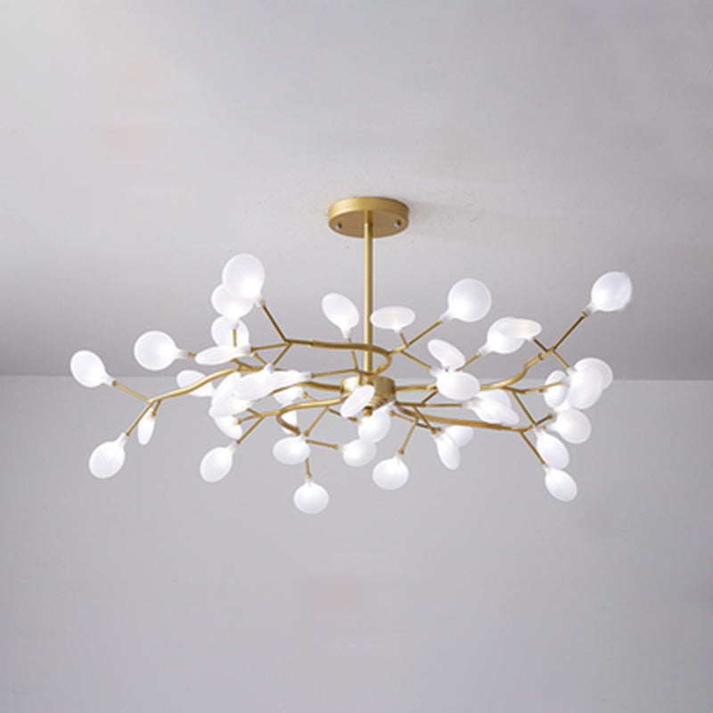 Contemporary Chandeliers Orbicular Hanging Ceiling Light Metal Orb Chandelier