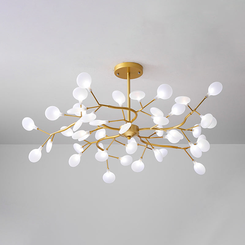 Contemporary Chandeliers Orbicular Hanging Ceiling Light Metal Orb Chandelier
