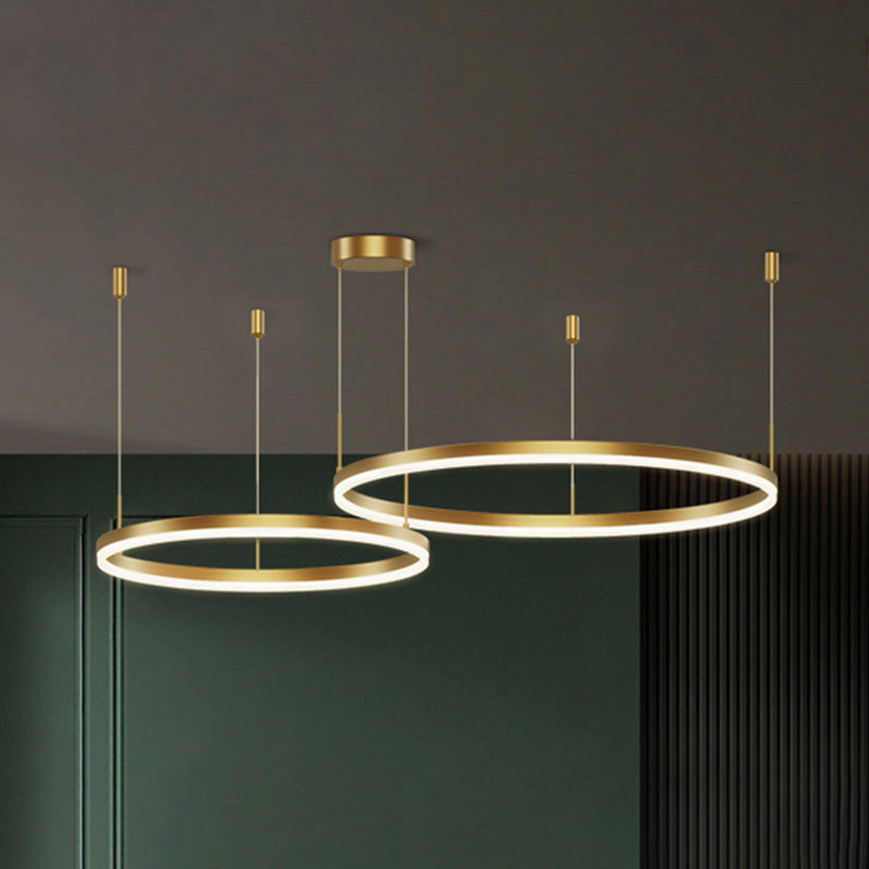 Luce di lusso semplice moderno in stile moderno Lampella a sospensione Luce per soggiorno sala da pranzo