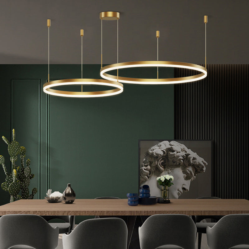 Luce di lusso semplice moderno in stile moderno Lampella a sospensione Luce per soggiorno sala da pranzo