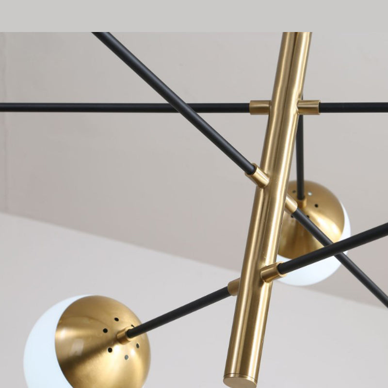 Glass Ceiling Hung Fixtures Contemporary Global Pendant Lighting for Living Room