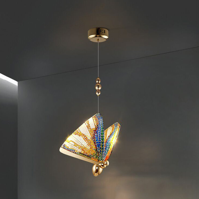 Luxurious Butterfly Style Hanging Ceiling Light, Acrylic Integrated LED Light Pendant Lighting