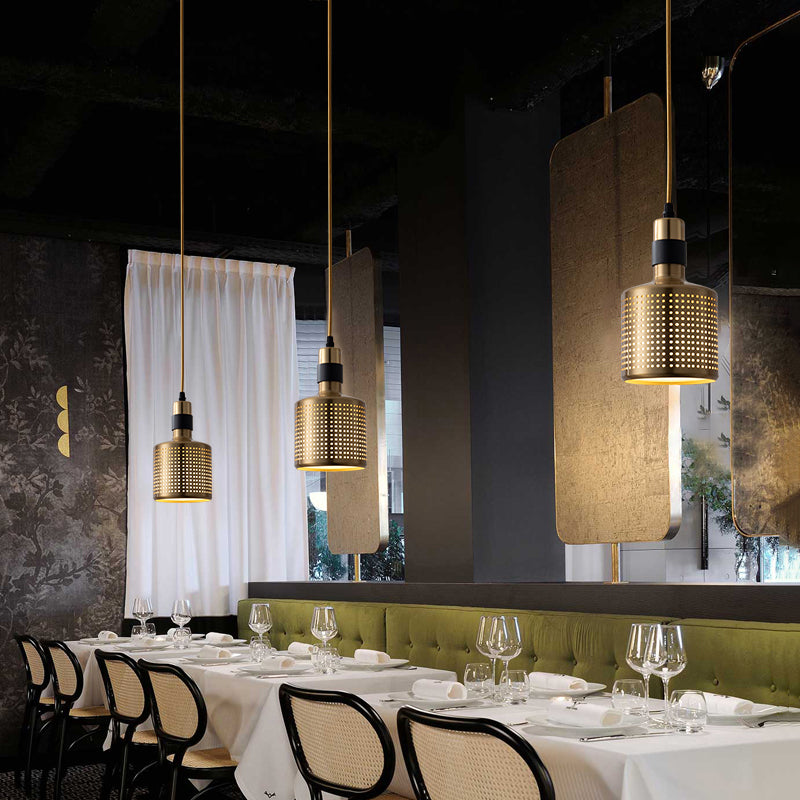 Metal Contemporary Pendant Light 1-Light Hanging Ceiling Light for Dining Room