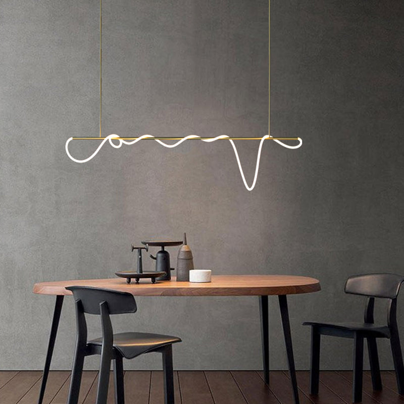 Noordse moderne eenvoudige stijl hanglampje kroonluchter verlichtingsarmatuur voor eetkamer