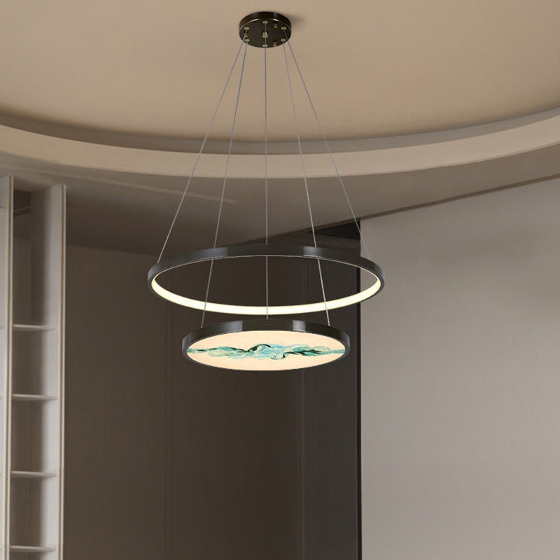 Luz moderna de lujo de lujo nórdico LED Candelier Light para sala de estar comedor