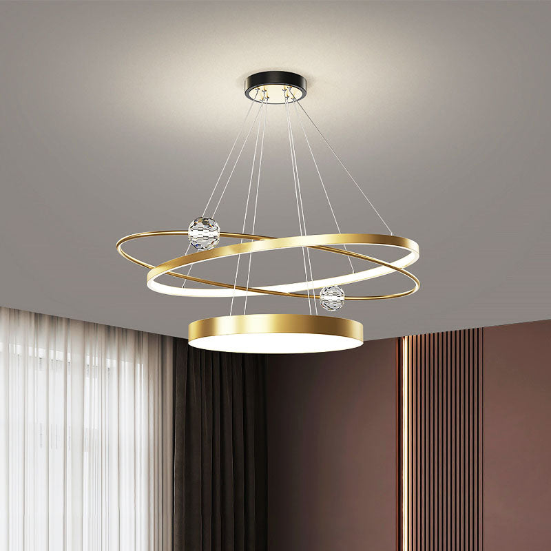 Luce di lusso semplice moderno in stile moderno Lampella a sospensione Luce per soggiorno sala da pranzo