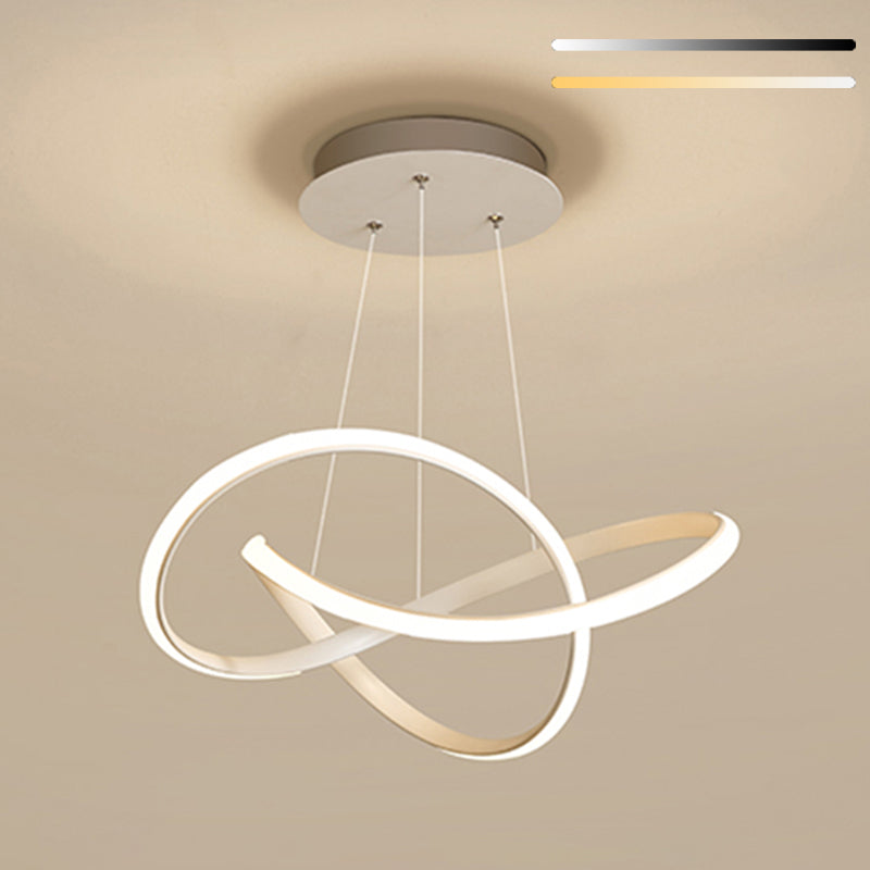 Simple Modern Characteristic Style LED Hanging Chandelier Light for Dining Room Living Room