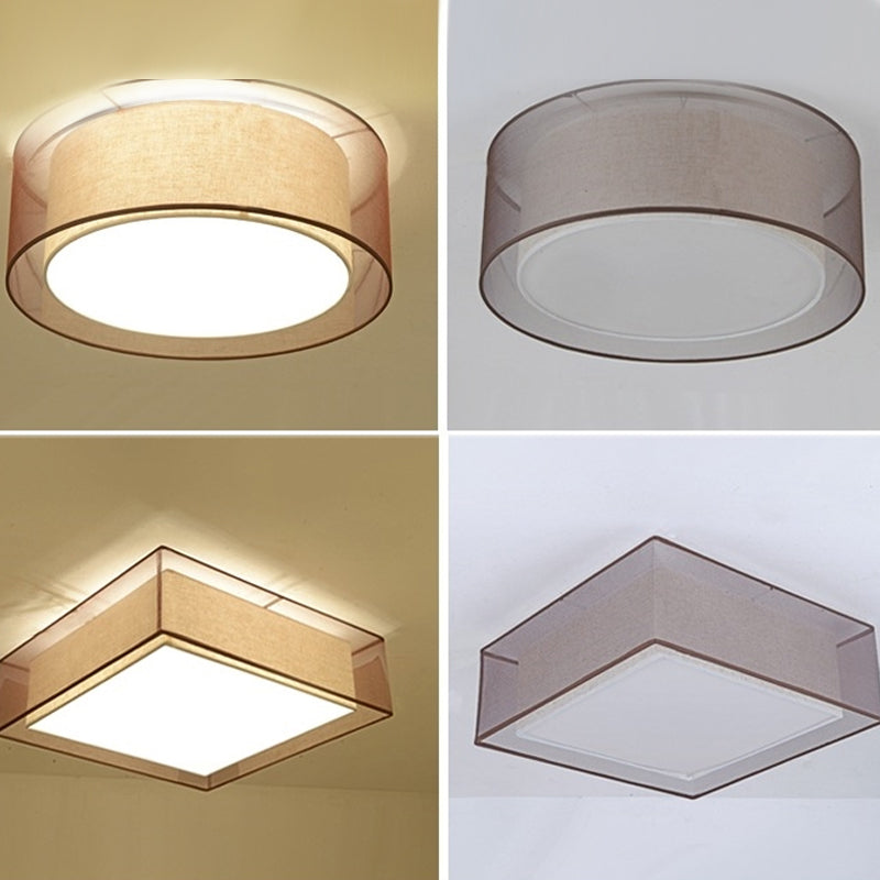 4 taille optionnel encastré plafonnier encastré moyen tissu encastré luminaire