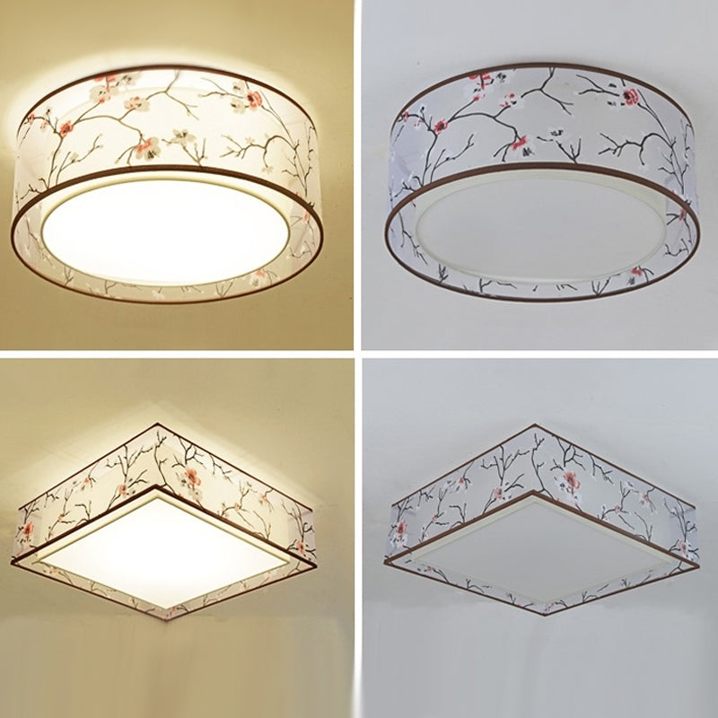 4 taille optionnel encastré plafonnier encastré moyen tissu encastré luminaire