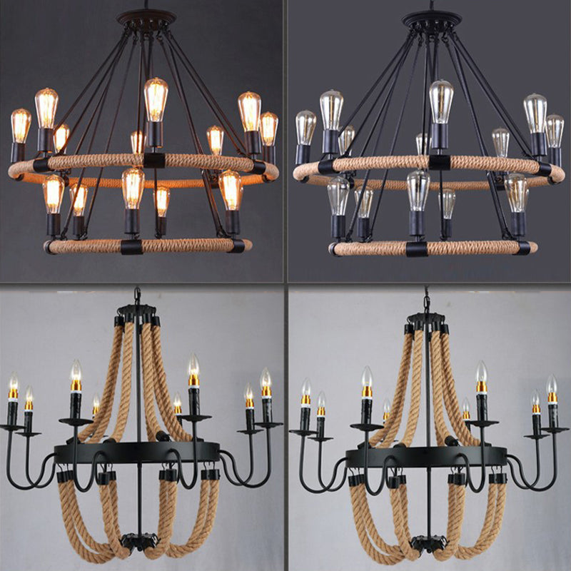 Plafond de lustre de pendentif industriel