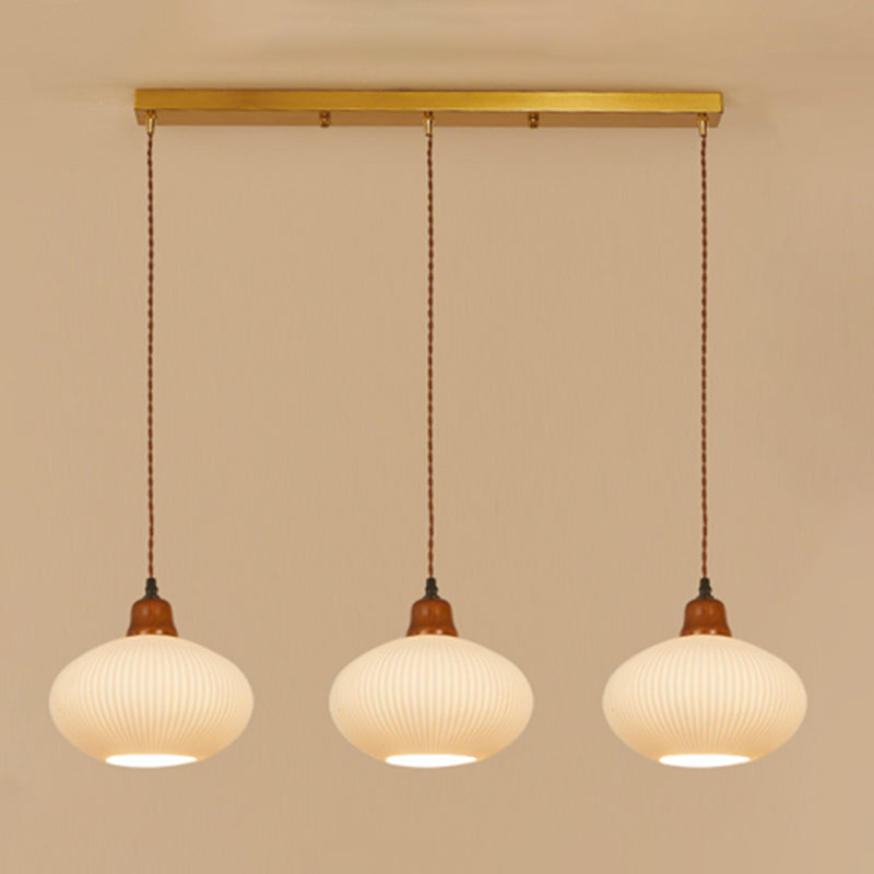 Modern Hanging Light Fixture Restaurant Suspension Lamp with Ceramic Shade