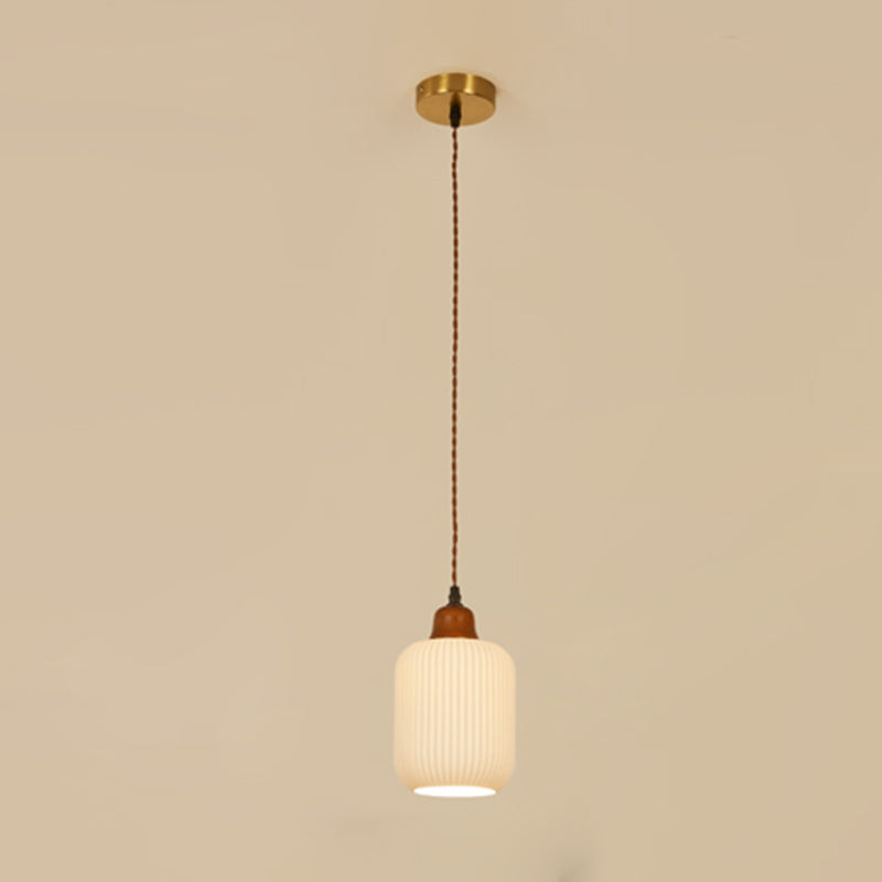 Modern Hanging Light Fixture Restaurant Suspension Lamp with Ceramic Shade