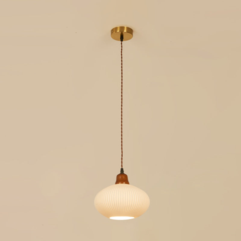 Modern Hanging Light Fixture Restaurant Suspension Lamp with Ceramic Shade