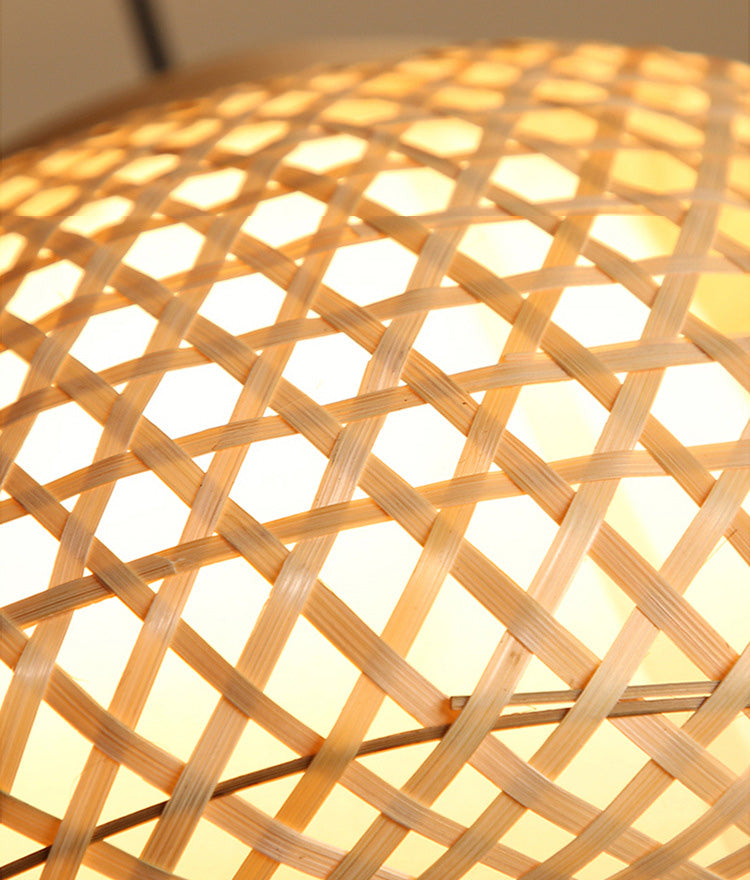 Chinesische Anhänger Beleuchtungskörper Rattan Hanges Licht mit hängenden Kabel für das Restaurant