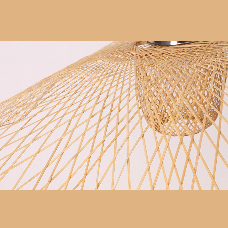 Twist Twist Twist Ciptenant Lighting Fishtures Rattan Hanging Light con cavo sospeso per il ristorante