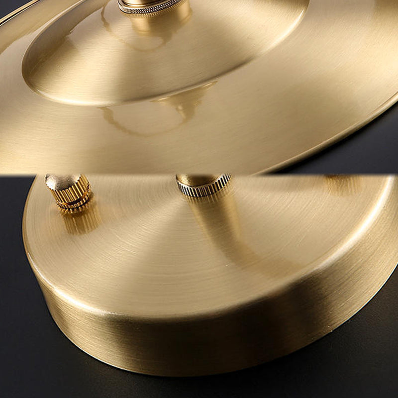 11.5" Wide 1 Light Pendant Lighting Industrial Saucer Hanging Lamp in Brass for Bedroom