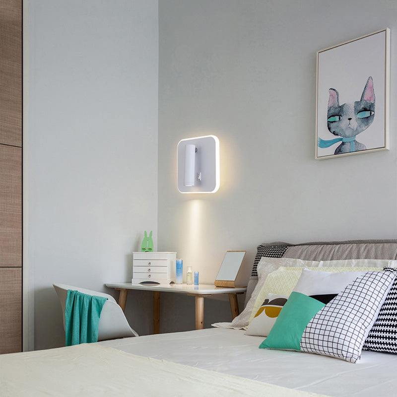 Wall Sconce Light 2 Lights Creative Modern Metal Wall Light for Bedroom