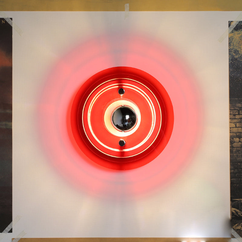 Space-age Wall Lamp Fixture Postmodern Style Acrylic 1 Bulb Bedroom Sconce Light