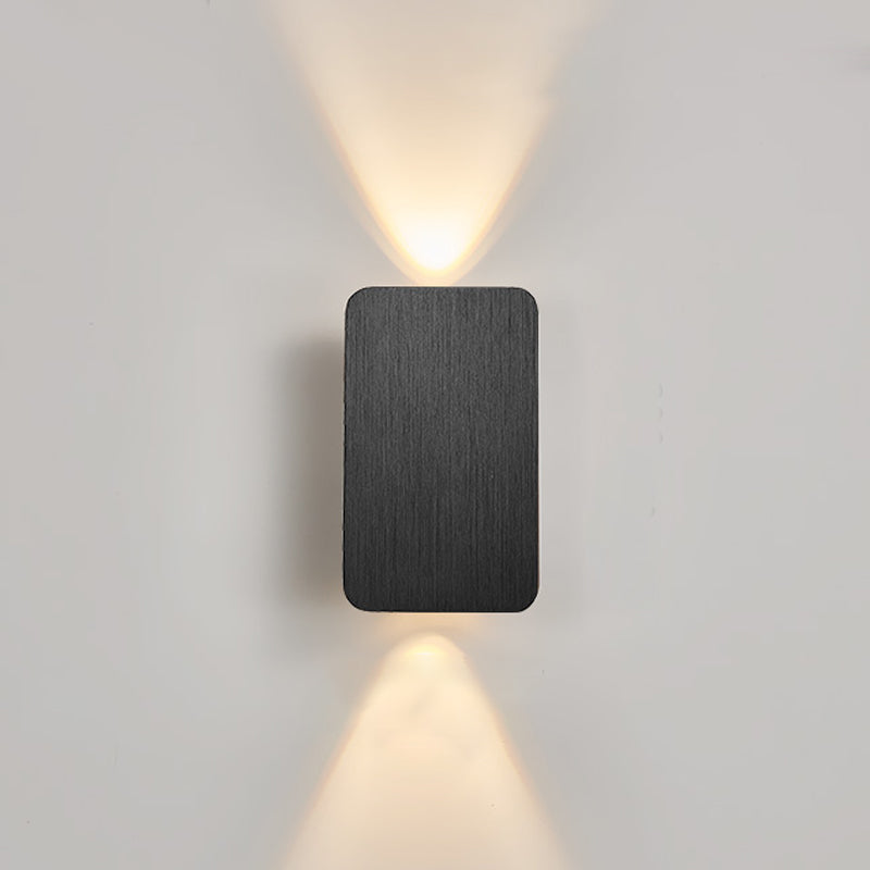 Rectangular Wall Sconce Light Postmodern Aluminum Aisle LED Wall Lighting